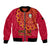 Angola Football Bomber Jacket Go Palancas Negras Red Version - Wonder Print Shop