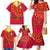 Angola Football Family Matching Mermaid Dress and Hawaiian Shirt Go Palancas Negras Red Version - Wonder Print Shop