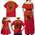 Angola Football Family Matching Off Shoulder Maxi Dress and Hawaiian Shirt Go Palancas Negras Red Version - Wonder Print Shop