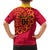 Angola Football Family Matching Off Shoulder Short Dress and Hawaiian Shirt Go Palancas Negras Red Version - Wonder Print Shop