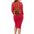 Angola Football Long Sleeve Bodycon Dress Go Palancas Negras Red Version - Wonder Print Shop