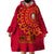 Angola Football Wearable Blanket Hoodie Go Palancas Negras Red Version - Wonder Print Shop