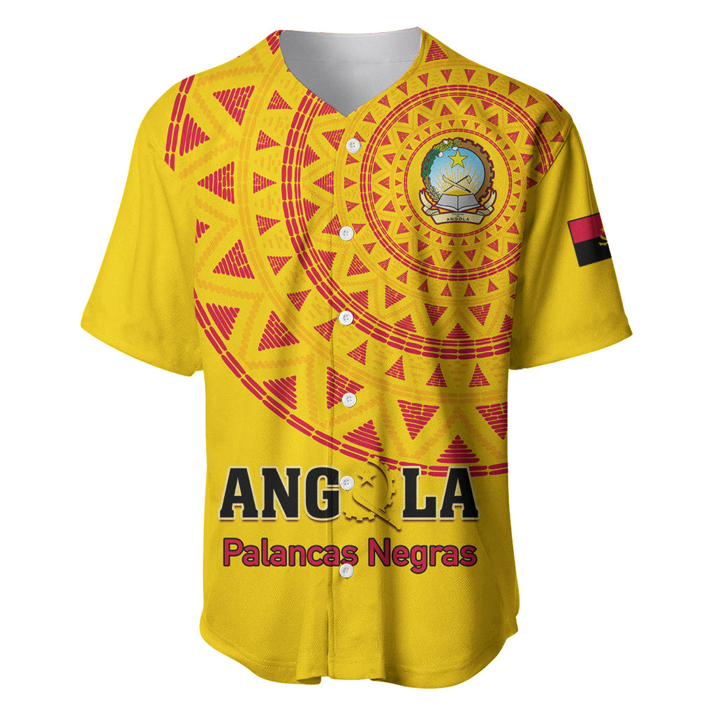 Angola Football Baseball Jersey Go Palancas Negras Yellow Version - Wonder Print Shop