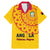 Angola Football Family Matching Mermaid Dress and Hawaiian Shirt Go Palancas Negras Yellow Version - Wonder Print Shop