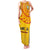 Angola Football Family Matching Tank Maxi Dress and Hawaiian Shirt Go Palancas Negras Yellow Version - Wonder Print Shop