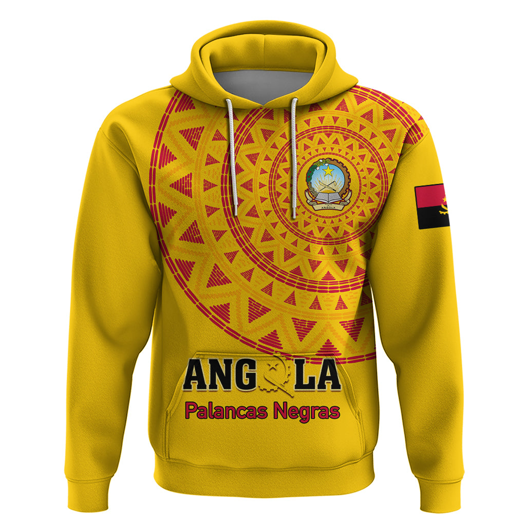 Angola Football Hoodie Go Palancas Negras Yellow Version - Wonder Print Shop