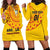 Angola Football Hoodie Dress Go Palancas Negras Yellow Version - Wonder Print Shop