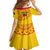 Angola Football Kid Short Sleeve Dress Go Palancas Negras Yellow Version - Wonder Print Shop