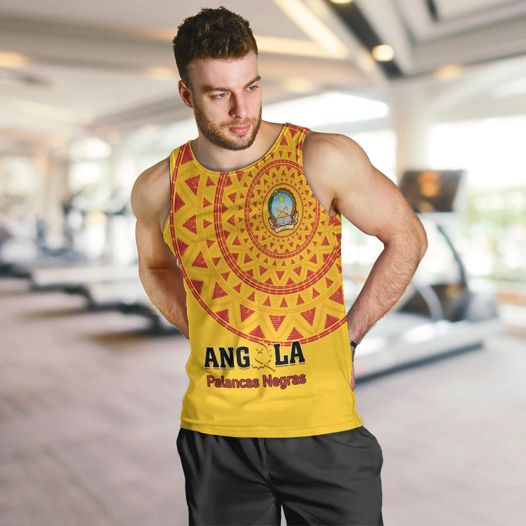 Angola Football Men Tank Top Go Palancas Negras Yellow Version - Wonder Print Shop