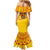 Angola Football Mermaid Dress Go Palancas Negras Yellow Version - Wonder Print Shop