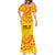 Angola Football Mermaid Dress Go Palancas Negras Yellow Version - Wonder Print Shop