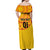 Angola Football Off Shoulder Maxi Dress Go Palancas Negras Yellow Version - Wonder Print Shop