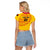 Angola Football Raglan Cropped T Shirt Go Palancas Negras Yellow Version - Wonder Print Shop