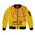 Angola Football Sleeve Zip Bomber Jacket Go Palancas Negras Yellow Version - Wonder Print Shop