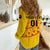 Angola Football Women Casual Shirt Go Palancas Negras Yellow Version - Wonder Print Shop