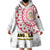 Angola Football Wearable Blanket Hoodie Go Palancas Negras White Version - Wonder Print Shop