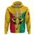 Guinea Football Zip Hoodie Come On Syli National - Wonder Print Shop