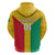 Guinea Football Zip Hoodie Come On Syli National - Wonder Print Shop