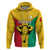 Guinea Football Zip Hoodie Come On Syli National - Wonder Print Shop