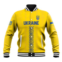 Custom Football 2026 Ukraine Baseball Jacket Slava Ukraini