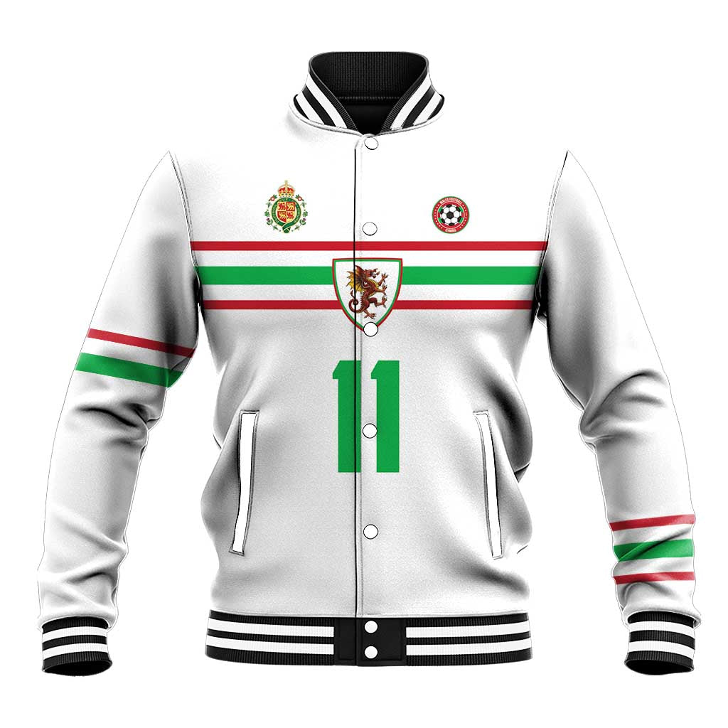 Custom Football 2026 Wales Dragon Baseball Jacket Cymru Gorau Chwarae Cyd Chwarae
