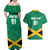 Personalized Jamaica 2024 Couples Matching Off Shoulder Maxi Dress and Hawaiian Shirt Jumieka Reggae Boyz - Wonder Print Shop