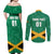 Personalized Jamaica 2024 Couples Matching Off Shoulder Maxi Dress and Long Sleeve Button Shirt Jumieka Reggae Boyz - Wonder Print Shop