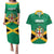 Personalized Jamaica 2024 Couples Matching Puletasi and Hawaiian Shirt Jumieka Reggae Boyz - Wonder Print Shop