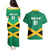 Personalized Jamaica 2024 Couples Matching Puletasi and Hawaiian Shirt Jumieka Reggae Boyz - Wonder Print Shop