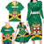 Personalized Jamaica 2024 Family Matching Long Sleeve Bodycon Dress and Hawaiian Shirt Jumieka Reggae Boyz - Wonder Print Shop