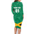 Personalized Jamaica 2024 Family Matching Long Sleeve Bodycon Dress and Hawaiian Shirt Jumieka Reggae Boyz - Wonder Print Shop