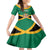 Personalized Jamaica 2024 Family Matching Off Shoulder Maxi Dress and Hawaiian Shirt Jumieka Reggae Boyz - Wonder Print Shop