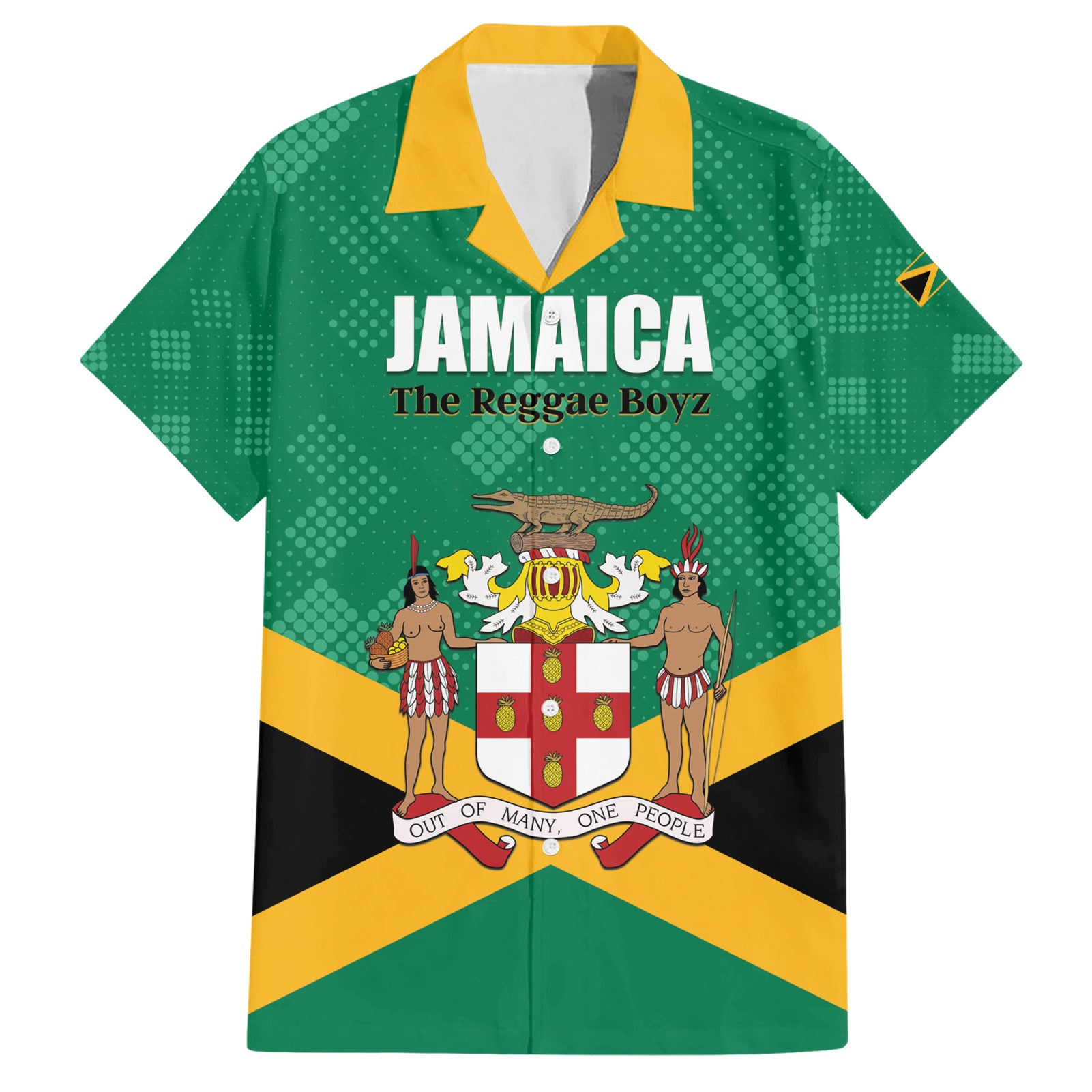 Personalized Jamaica 2024 Hawaiian Shirt Jumieka Reggae Boyz - Wonder Print Shop