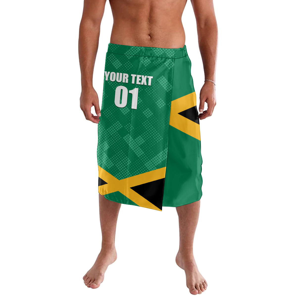 Personalized Jamaica 2024 Lavalava Jumieka Reggae Boyz - Wonder Print Shop