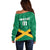 Personalized Jamaica 2024 Off Shoulder Sweater Jumieka Reggae Boyz - Wonder Print Shop