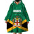 Personalized Jamaica 2024 Wearable Blanket Hoodie Jumieka Reggae Boyz