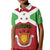 Personalized Burundi Kid Polo Shirt Coat Of Arms African Pattern - Wonder Print Shop