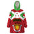 Personalized Burundi Wearable Blanket Hoodie Coat Of Arms African Pattern - Wonder Print Shop