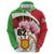 Personalized Burundi Independence Day Hoodie Coat Of Arms Bujumbura Flower - Wonder Print Shop