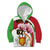 Personalized Burundi Independence Day Kid Hoodie Coat Of Arms Bujumbura Flower - Wonder Print Shop