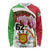 Personalized Burundi Independence Day Long Sleeve Shirt Coat Of Arms Bujumbura Flower - Wonder Print Shop