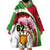 Personalized Burundi Independence Day Wearable Blanket Hoodie Coat Of Arms Bujumbura Flower - Wonder Print Shop