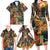 Bonalu Festival 2024 Family Matching Long Sleeve Bodycon Dress and Hawaiian Shirt Bonam Parikrama - Wonder Print Shop