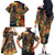 Bonalu Festival 2024 Family Matching Off The Shoulder Long Sleeve Dress and Hawaiian Shirt Bonam Parikrama - Wonder Print Shop