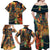 Bonalu Festival 2024 Family Matching Off Shoulder Maxi Dress and Hawaiian Shirt Bonam Parikrama - Wonder Print Shop