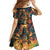 Bonalu Festival 2024 Family Matching Short Sleeve Bodycon Dress and Hawaiian Shirt Bonam Parikrama - Wonder Print Shop