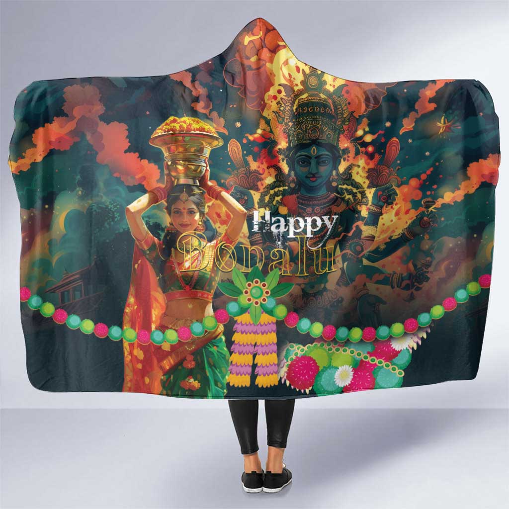 Bonalu Festival 2024 Hooded Blanket Bonam Parikrama