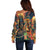 Bonalu Festival 2024 Off Shoulder Sweater Bonam Parikrama - Wonder Print Shop