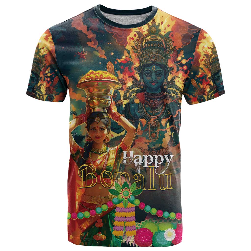 Bonalu Festival 2024 T Shirt Bonam Parikrama