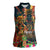 Bonalu Festival 2024 Women Sleeveless Polo Shirt Bonam Parikrama - Wonder Print Shop